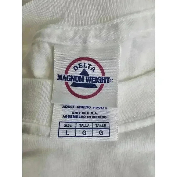 Redneck Woman White T-Shirt Delta Magnum Weight Size L Unisex - Picture 7 of 7